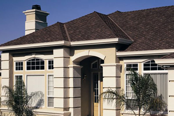 Bark Brown Shingle Roof