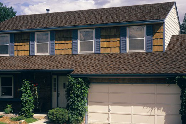 Bark Brown Shingle Roofing