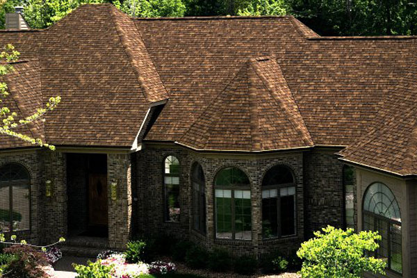 Burnt Sienna Shingle Roof