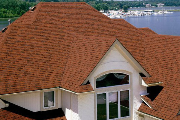 Cottage Red Shingle Roof