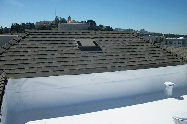 New Flat Roof Installation