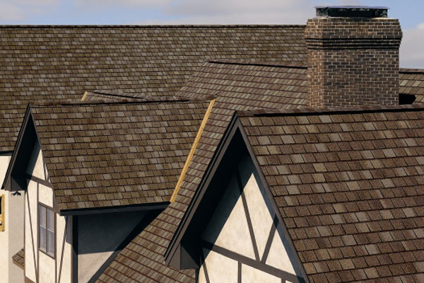 Tudor Brown Shingle Roof