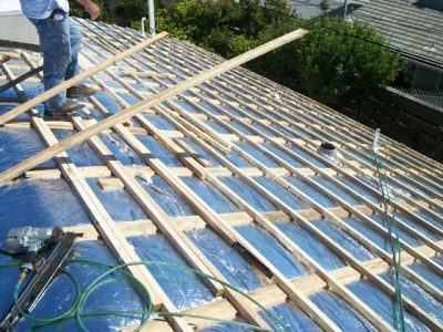 Battens Over Foil Faced Insulation