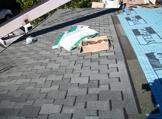 Completed Shingle Installation