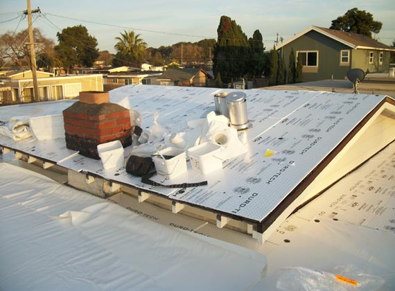 Install Roof Membrane