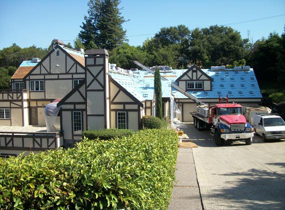 Installation of Roof