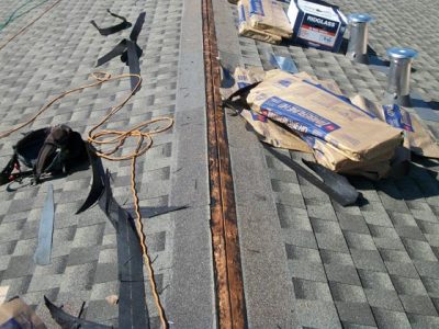 Ridge Vent on Roof