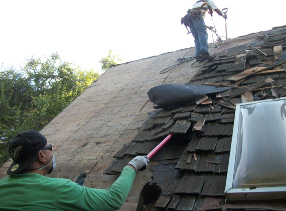Shake Roof Removal
