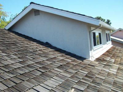 Stucco Roofing Replacement - Before