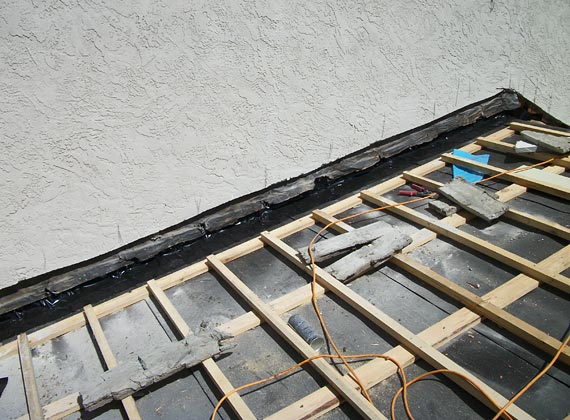 Stucco Wall Decra Frame Preparation