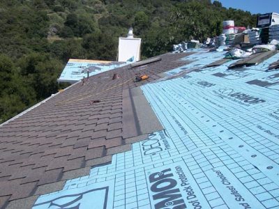 Underlayment Shingle Installation