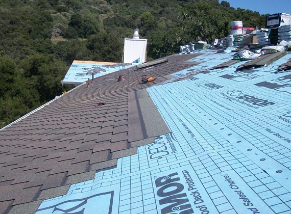 Underlayment Shingle Installation