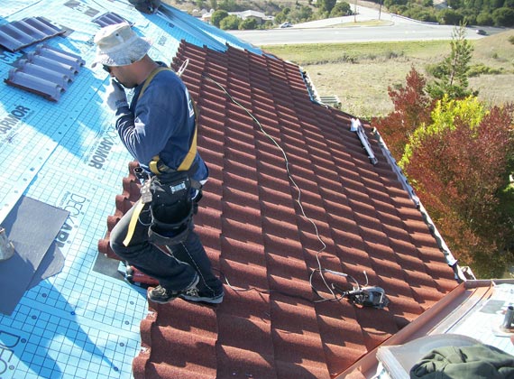 Villa Tile Installation